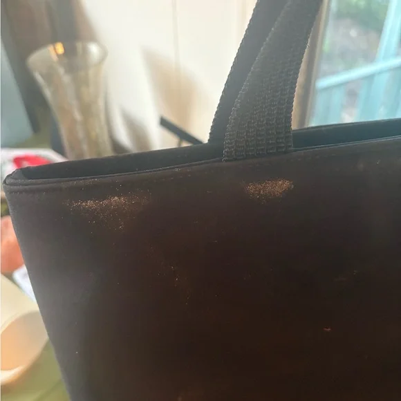 Embroidered Cat Design Black Tote Bag - Picture 7 of 16